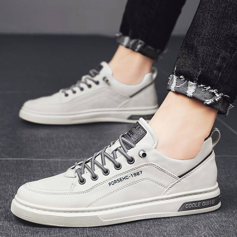 Tenis Masculino de Couro a Prova D'água