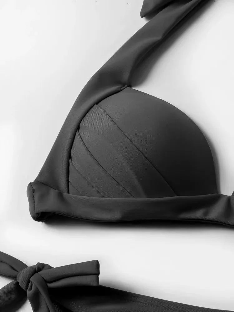 Biquíni Bojo Plinçado de Amarrar
