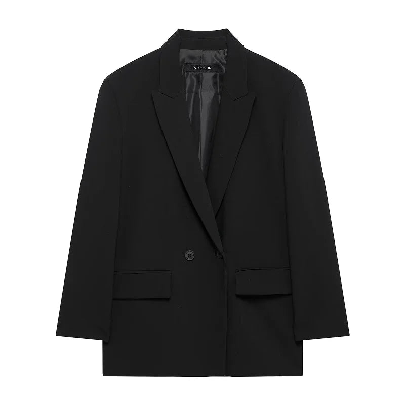 Blazer Feminino Elegante Botão Único