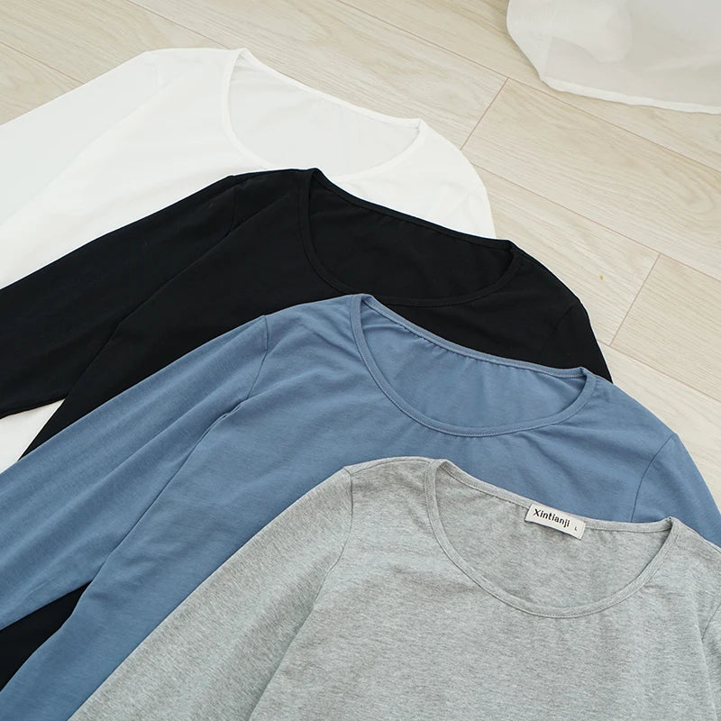 Blusa Manga Longa com Gola Redonda 1