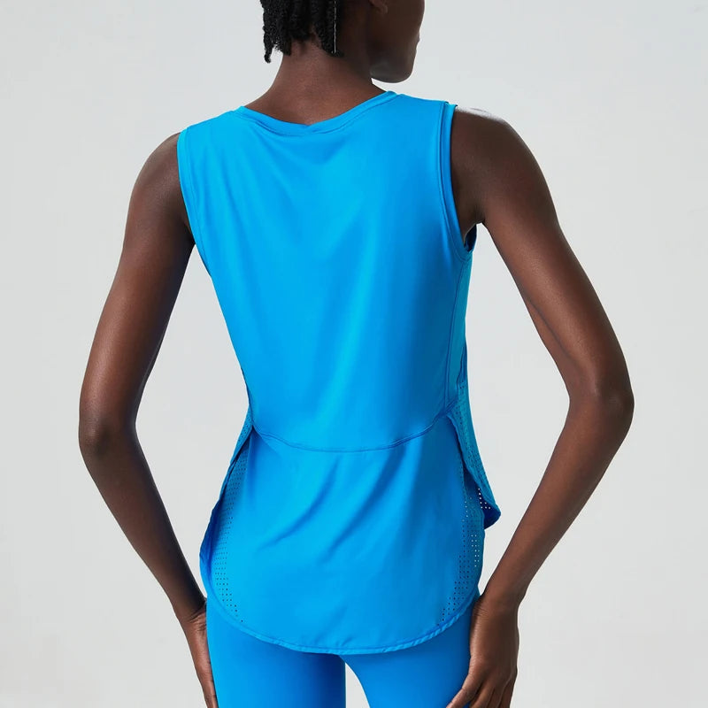 Blusa Regata de Treino Azul