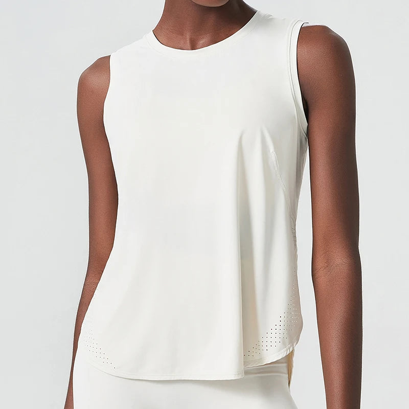 Blusa Regata de Treino Branca