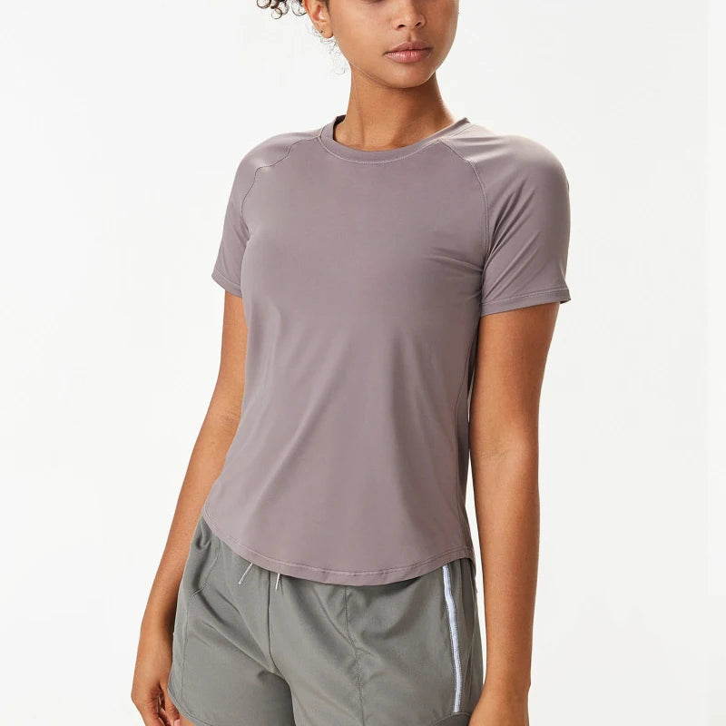 Blusa Respirável de Treino Lilas