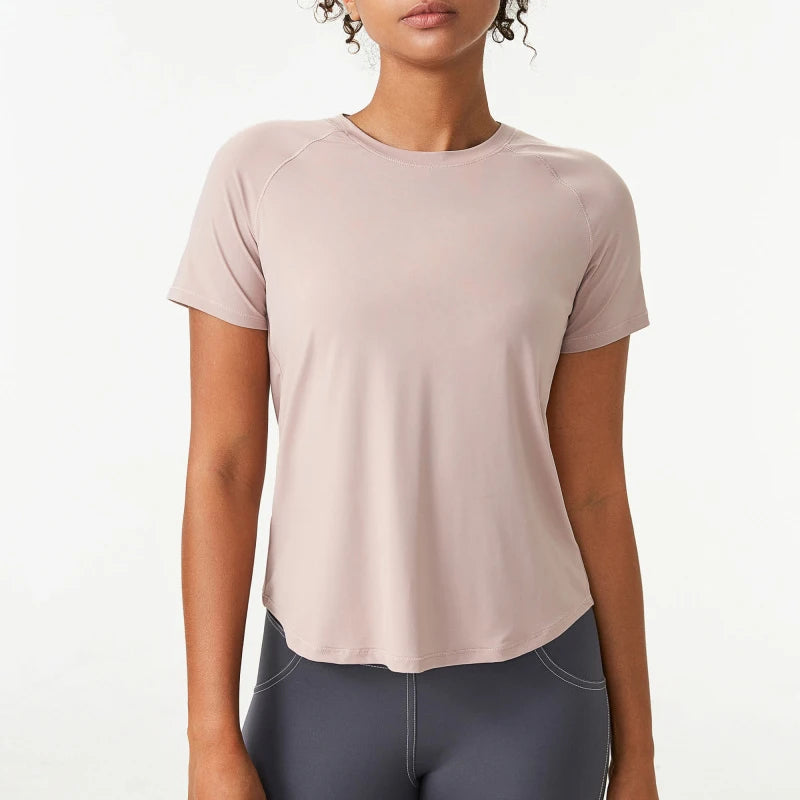 Blusa Respirável de Treino Rosa