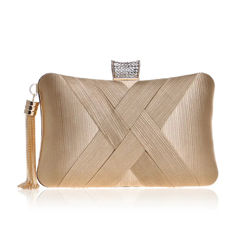 Bolsa Chutch de Festa Detalhe Tassel