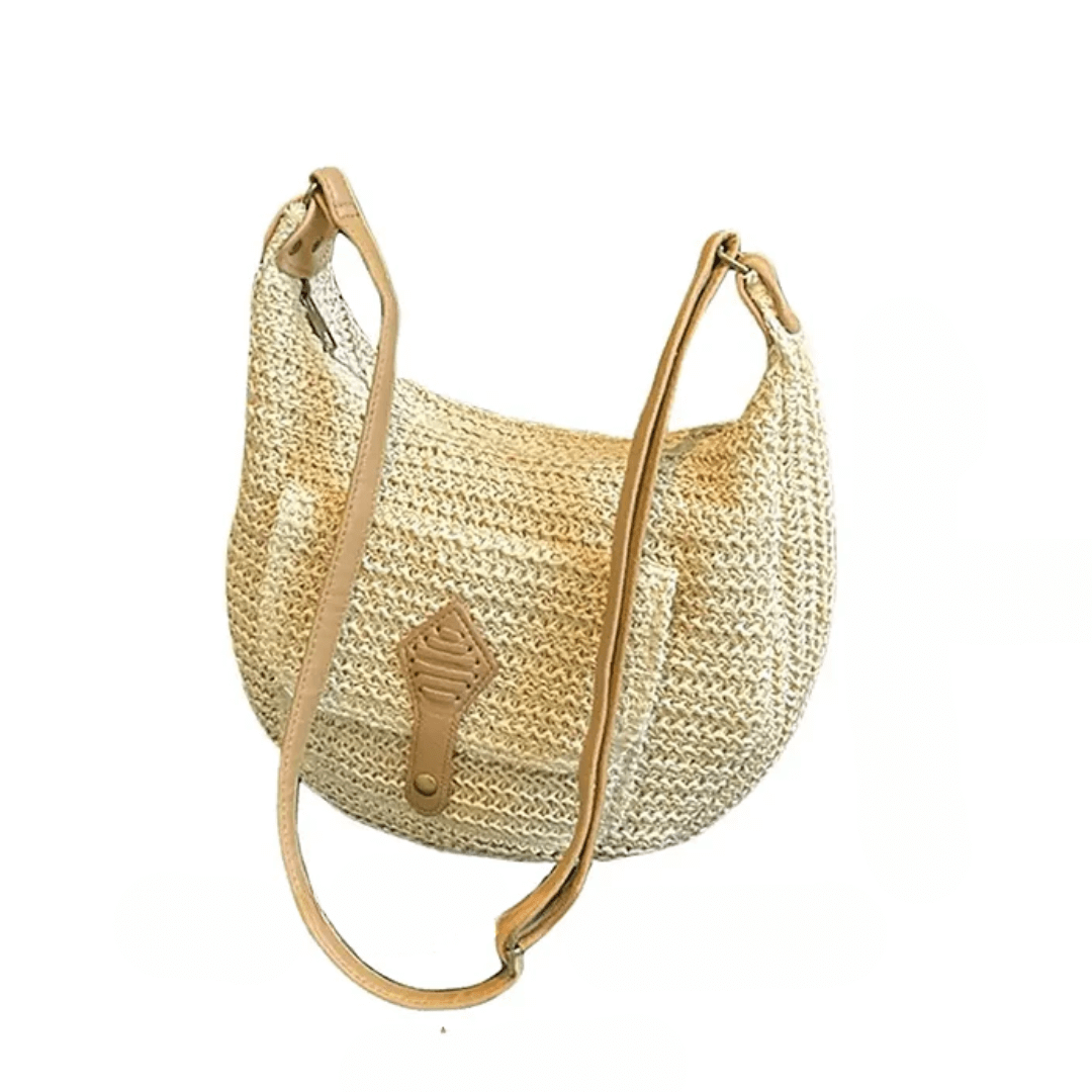 Bolsa Tiracolo de Palha Boho