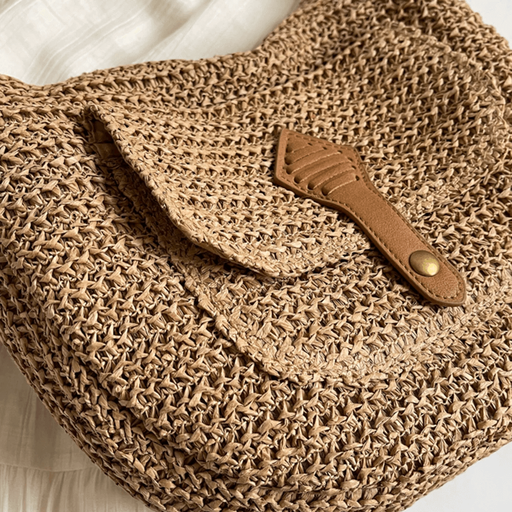 Bolsa Tiracolo de Palha Boho