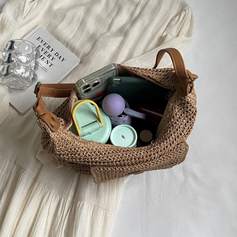 Bolsa Tiracolo de Palha Boho