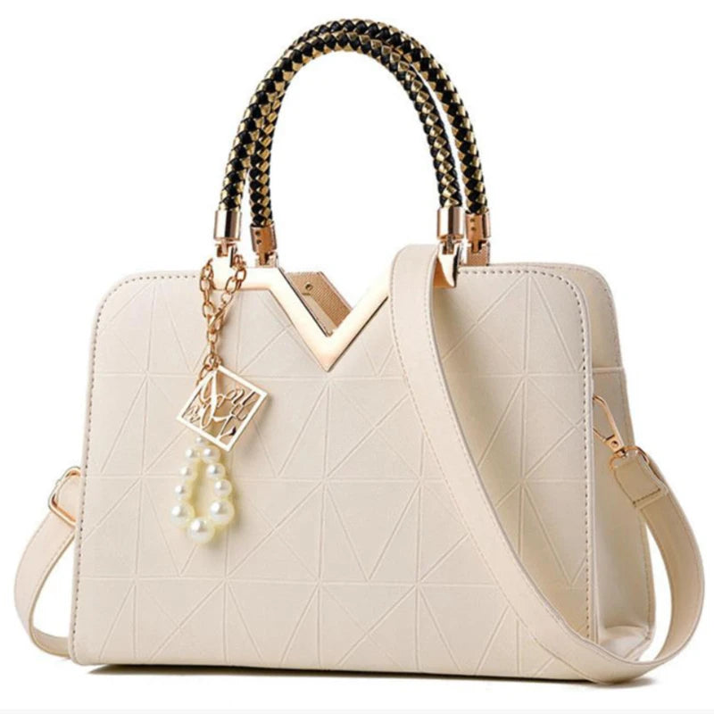 Bolsa Tote Christy Em Couro Branca