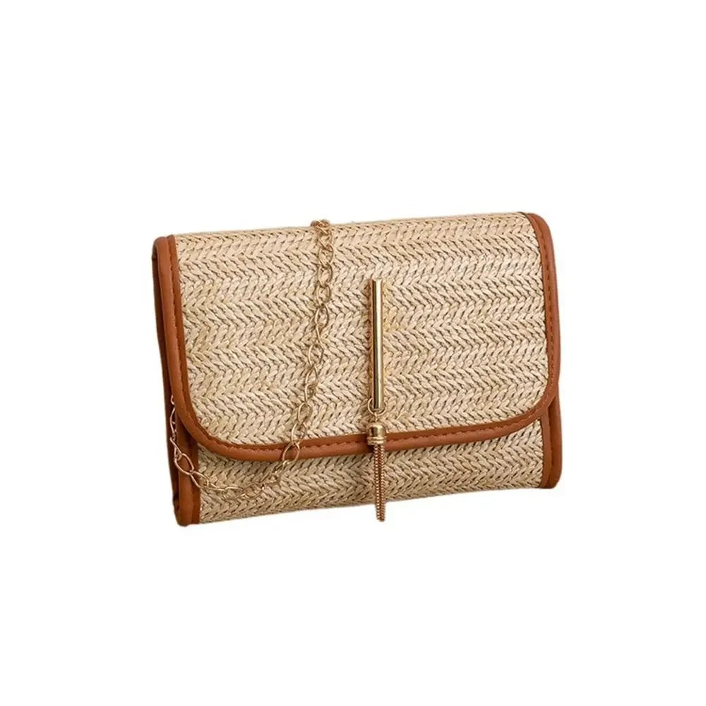 Bolsa de Palha Elegante
