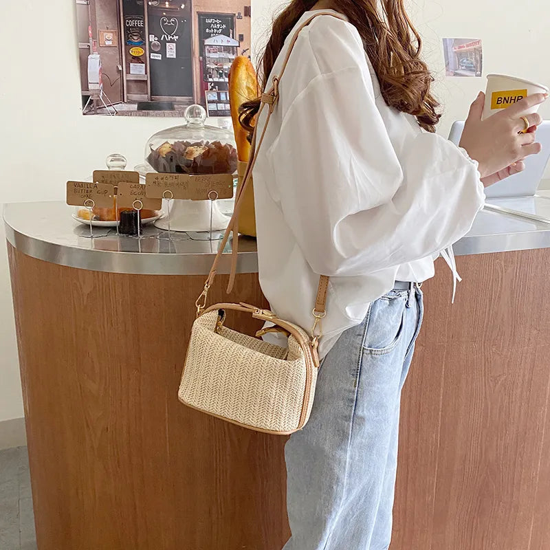 Bolsa de Palha Tiracolo Boho