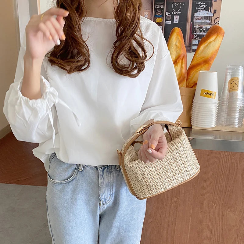 Bolsa de Palha Tiracolo Boho