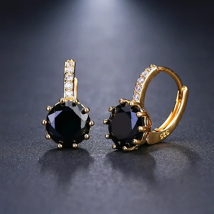 Brincos Elegantes em Zircônia