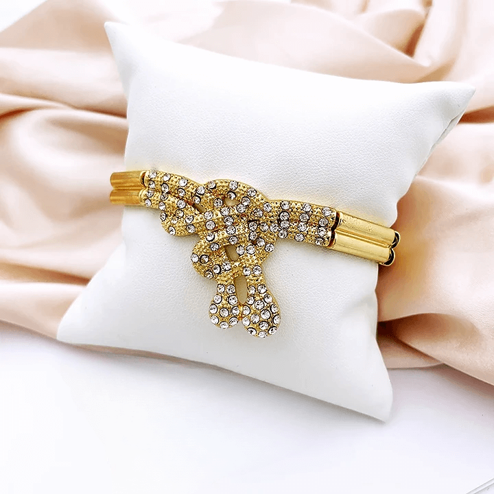 Colar Kit 4 Peças Folheado a Ouro 18K com Zircônia 2
