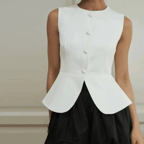 Colete Feminino Elegante com Botões