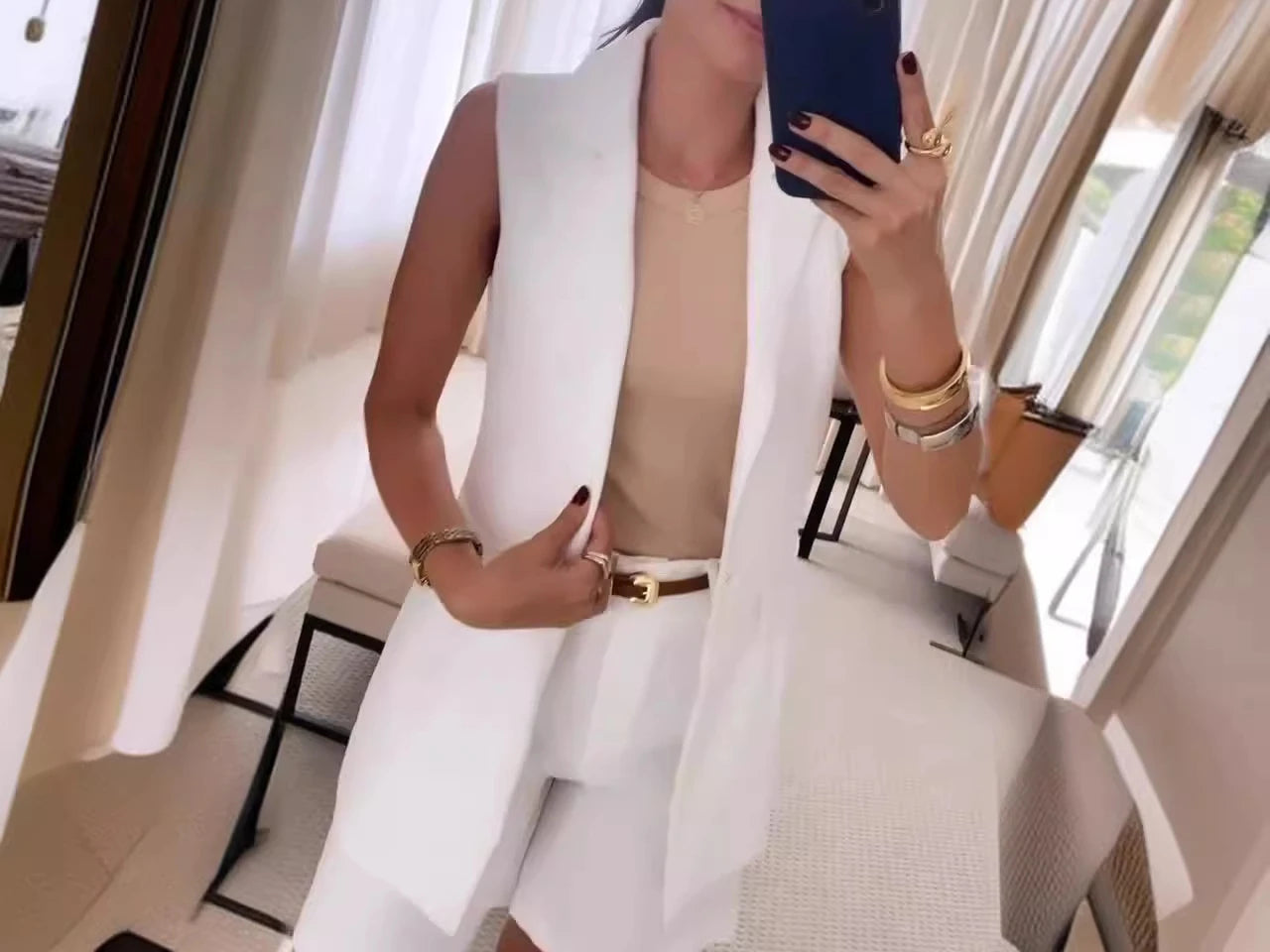 Conjunto Drielle Alfaiataria Branco