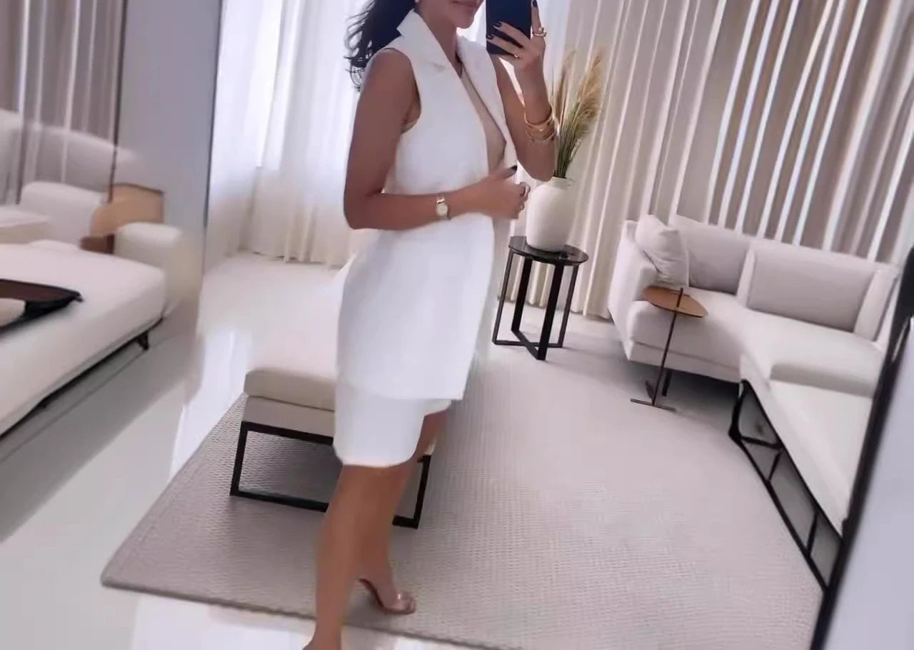 Conjunto Drielle Alfaiataria Branco 1