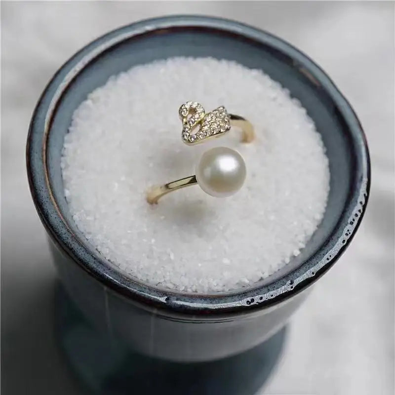 Conjunto de Jóias Pérola Cisne Dourado