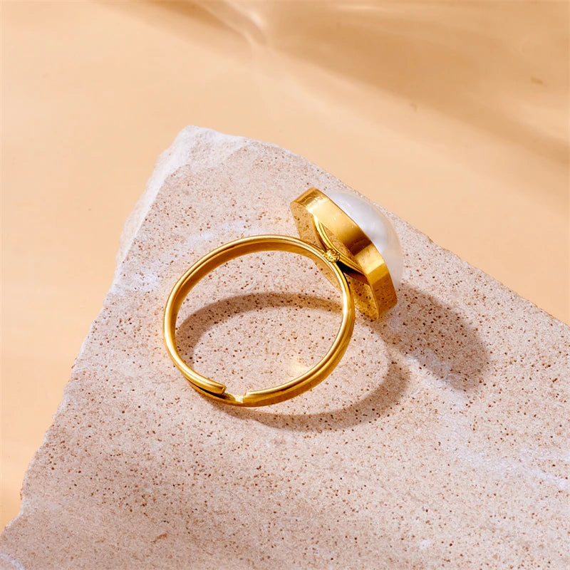 Conjunto de Joias Pérola Quadrada