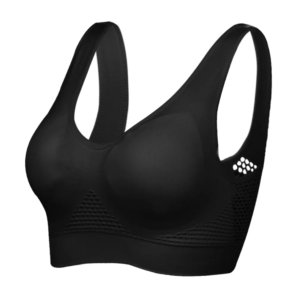 Toper Fitness Malha Respirável com Bojo
