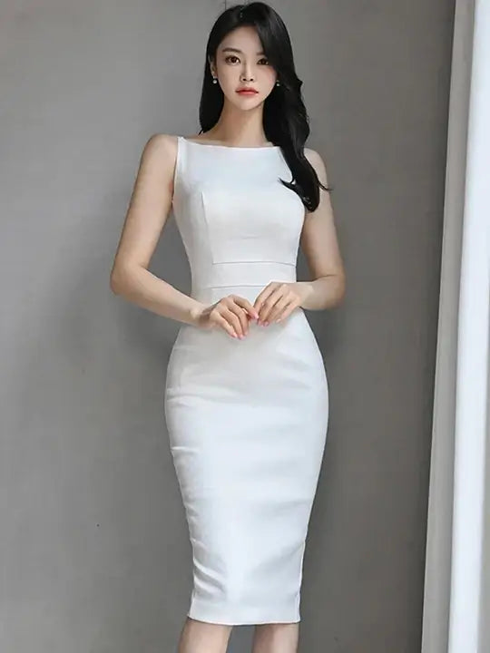 Vestido Bia Midi Branco