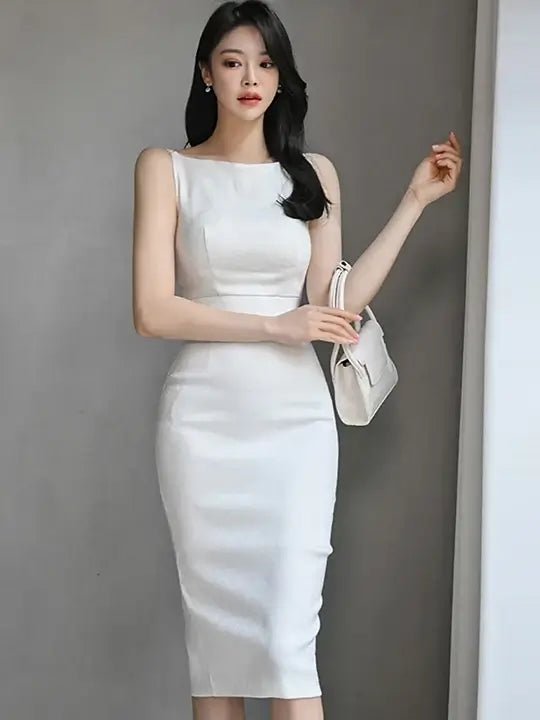 Vestido Bia Midi Branco