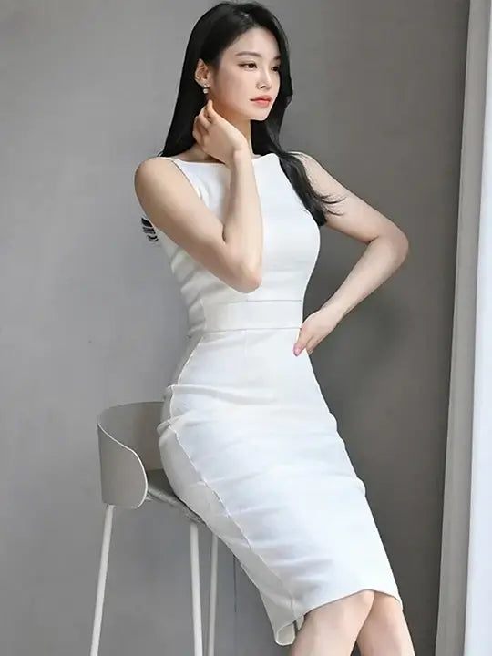 Vestido Bia Midi Branco