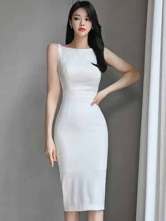 Vestido Bia Midi Branco