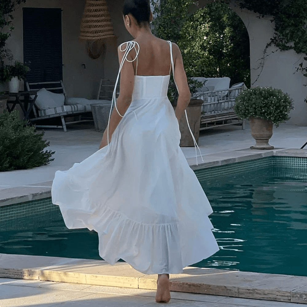 Vestido Longo Branco Isabelle 2