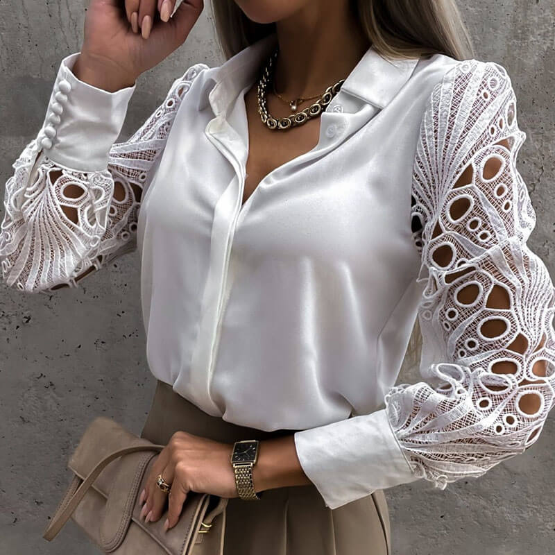 Camisa Feminina Renda Sofia