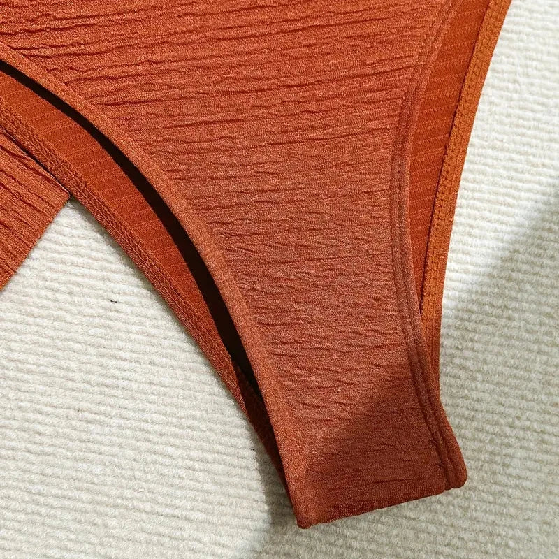 Biquíni Marrom com Estrela do Mar