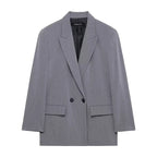 Blazer Feminino Elegante Botão Único