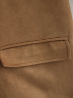 Blazer de Camurça Feminino Elegante
