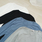 Blusa Manga Longa com Gola Redonda 1