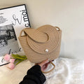 Bolsa de Palha Ombro com Pérola