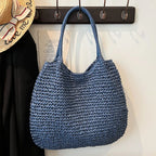 Bolsa de Palha Vintage Monocromática