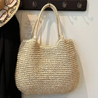 Bolsa de Palha Vintage Monocromática