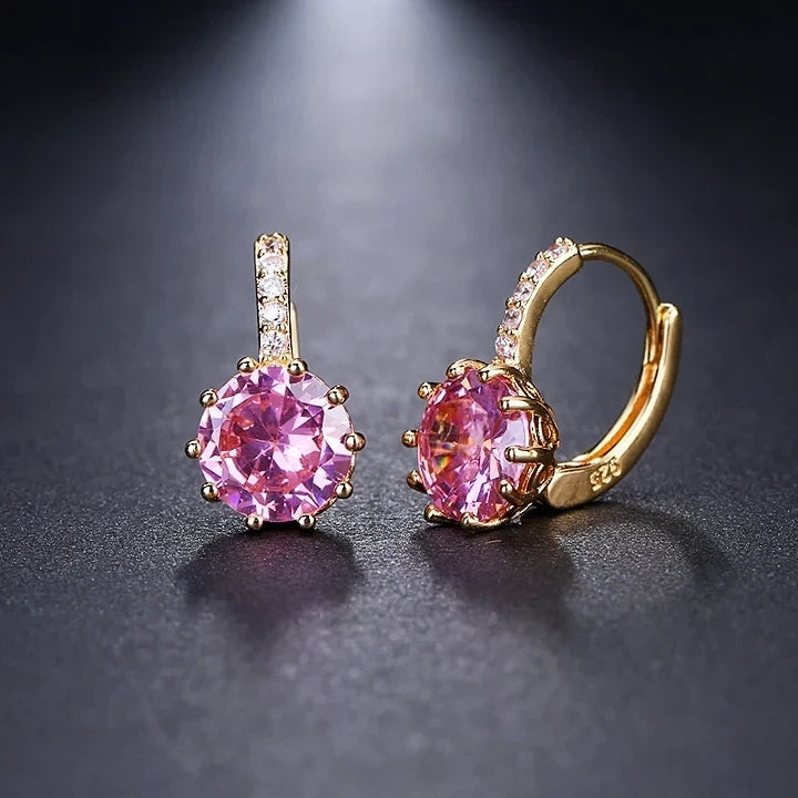 Brincos Elegantes em Zircônia