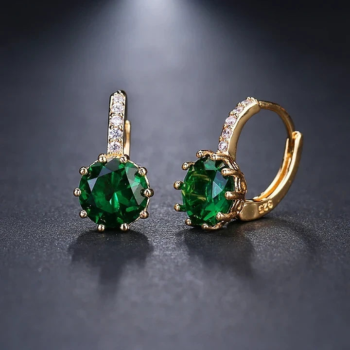 Brincos Elegantes em Zircônia