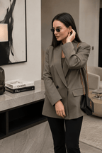 Blazer Feminino Oversized Alfaiataria