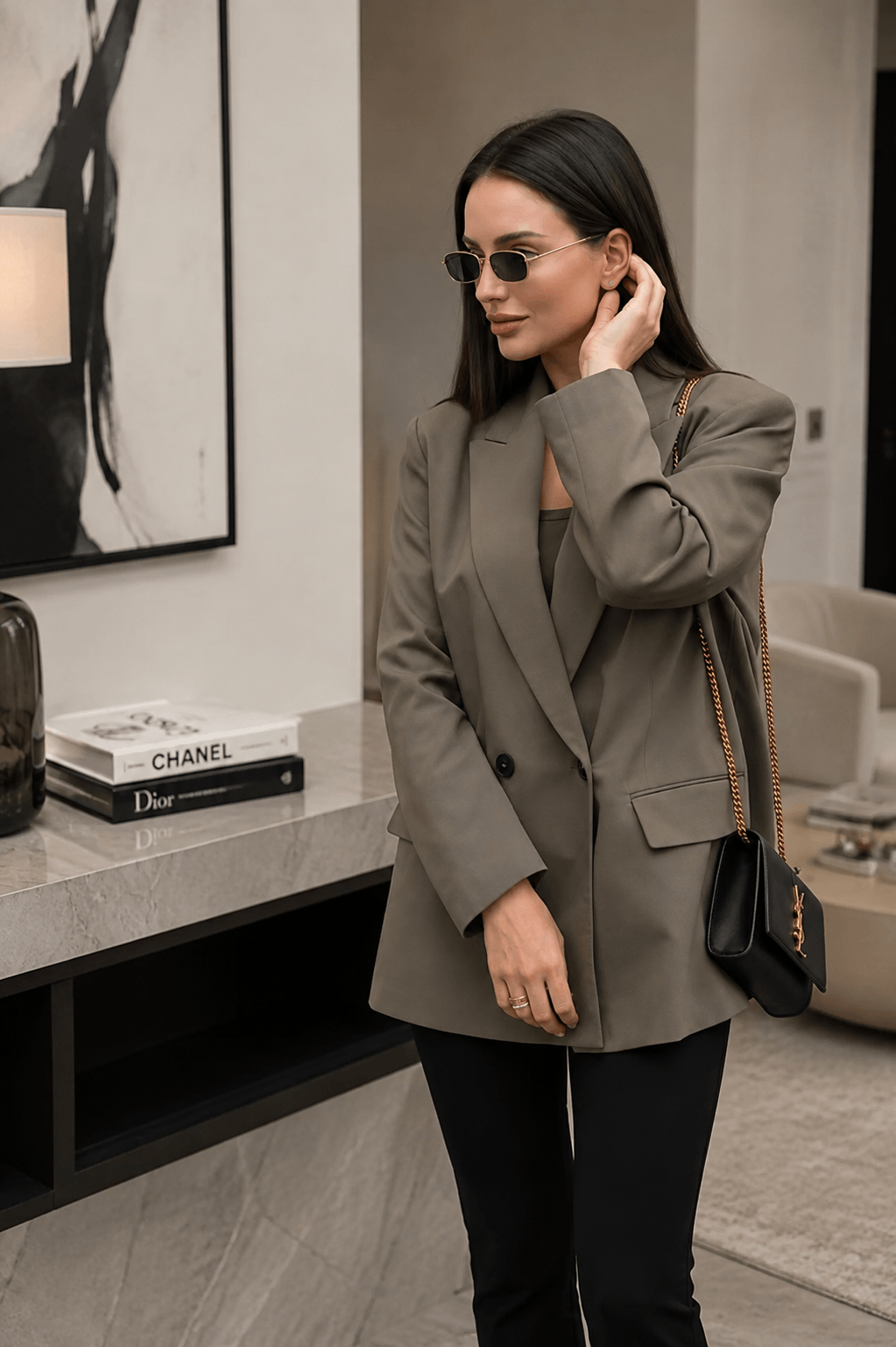 Blazer Feminino Oversized Alfaiataria