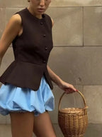 Colete Feminino Elegante com Botões