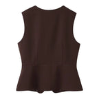 Colete Feminino Elegante com Botões