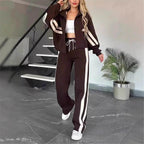 Conjunto Casual Feminino com Listras