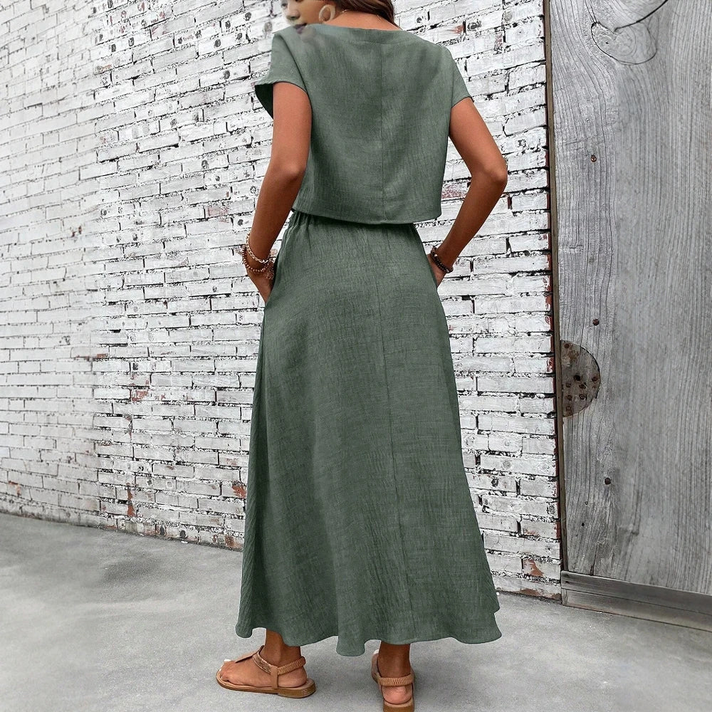 Conjunto com Saia Feminino Longuete