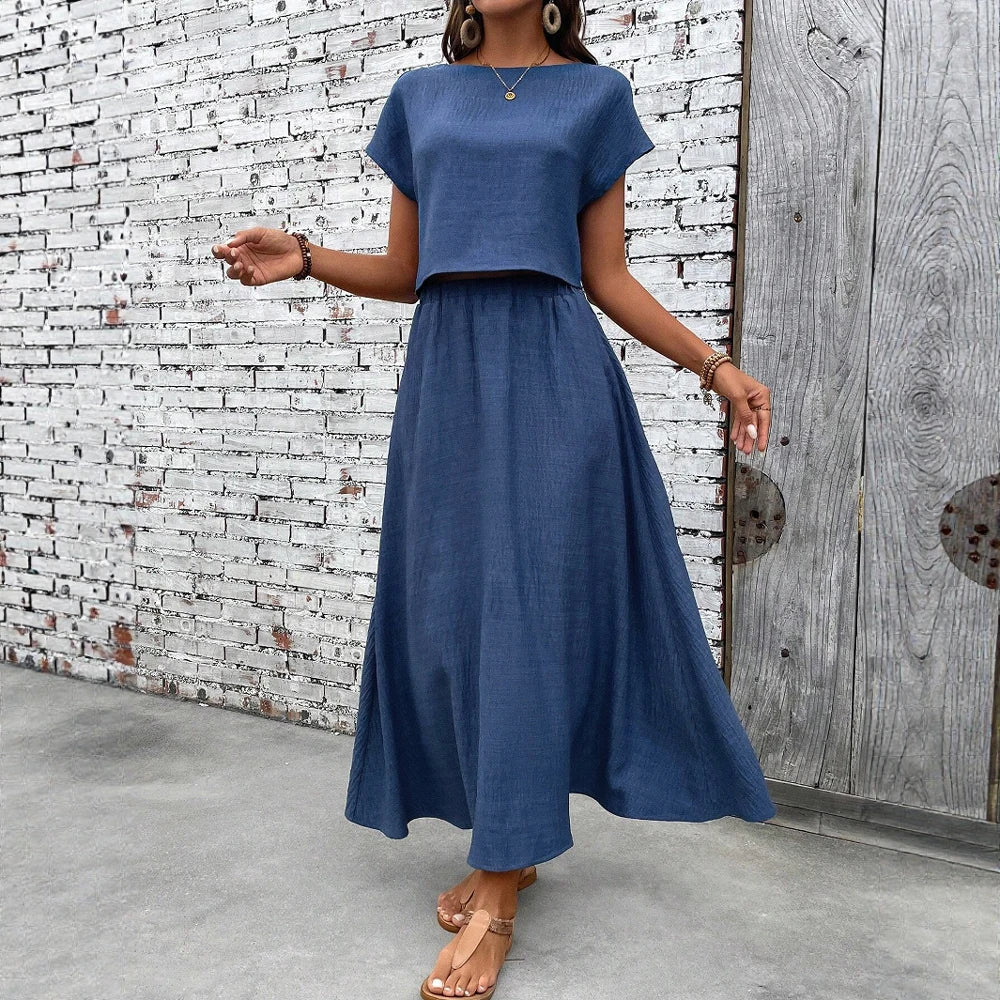 Conjunto com Saia Feminino Longuete