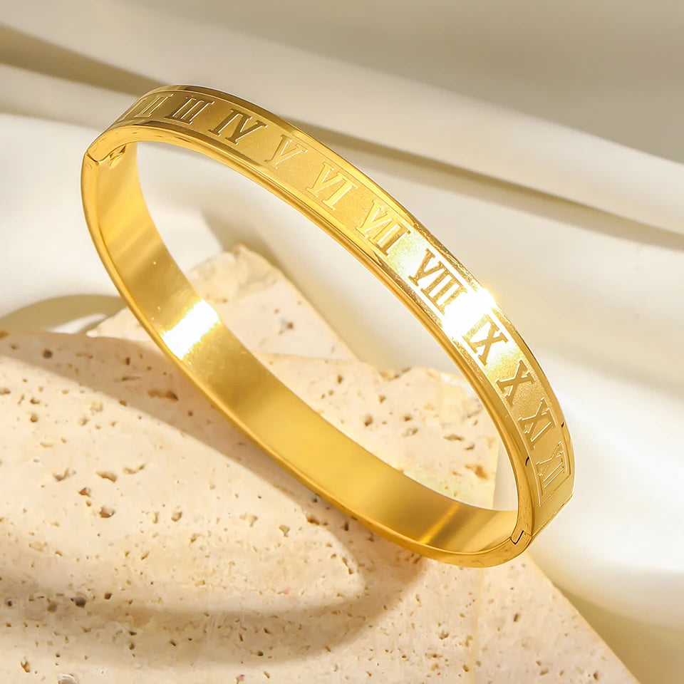 Conjunto de Pulseiras com Design 3D Floral