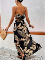Conjunto feminino de verão estampado modelo completo