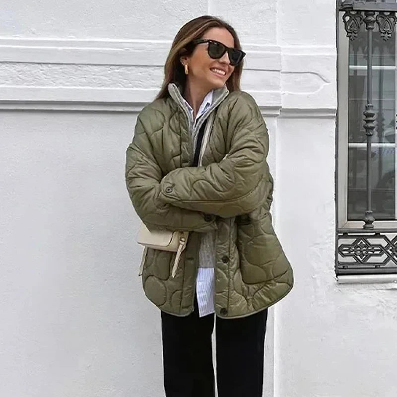 Jaqueta Acolchoada Feminina Parka
