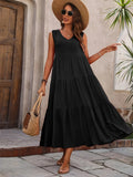 Vestido Agatha Decote V Preto